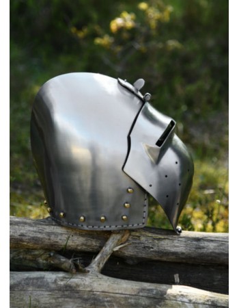 German Bascinet with Visor - 2 mm