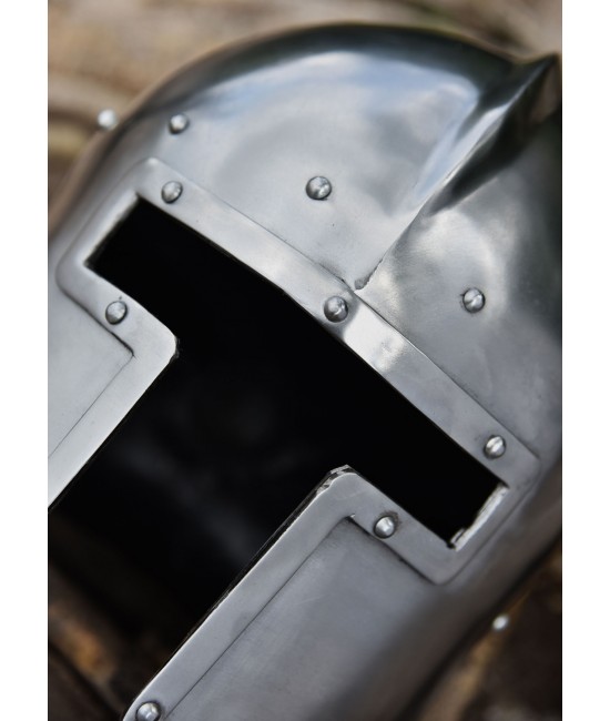 Italian Barbuta, c. 1440, 2 mm steel