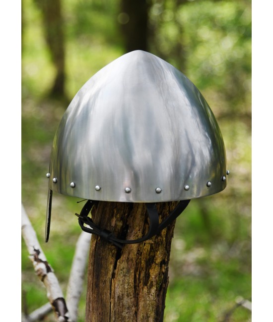Conical Nasal helmet 'Olmutz', 2 mm steel