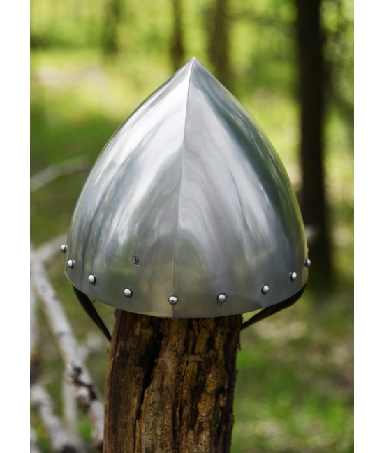 Conical Nasal helmet 'Olmutz', 2 mm steel