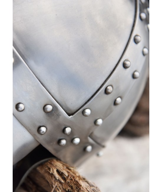 Norman Spangen Helmet with Face Plate, 1.6 mm Steel
