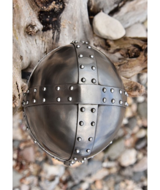 Norman Spangen Helmet with Face Plate, 1.6 mm Steel