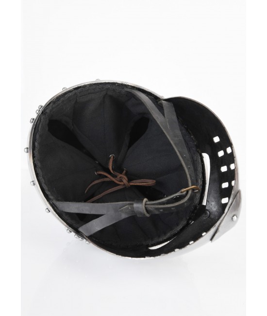Norman Spangen Helmet with Face Plate, 1.6 mm Steel