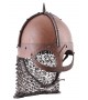 The Gjermundbu Helmet with riveted aventail, 2 mm steel