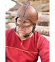 The Gjermundbu Helmet with riveted aventail, 2 mm steel