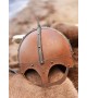 The Gjermundbu Helmet with riveted aventail, 2 mm steel