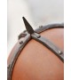 The Gjermundbu Helmet with riveted aventail, 2 mm steel