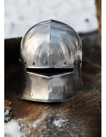German Sallet - medieval helmet 2mm steel