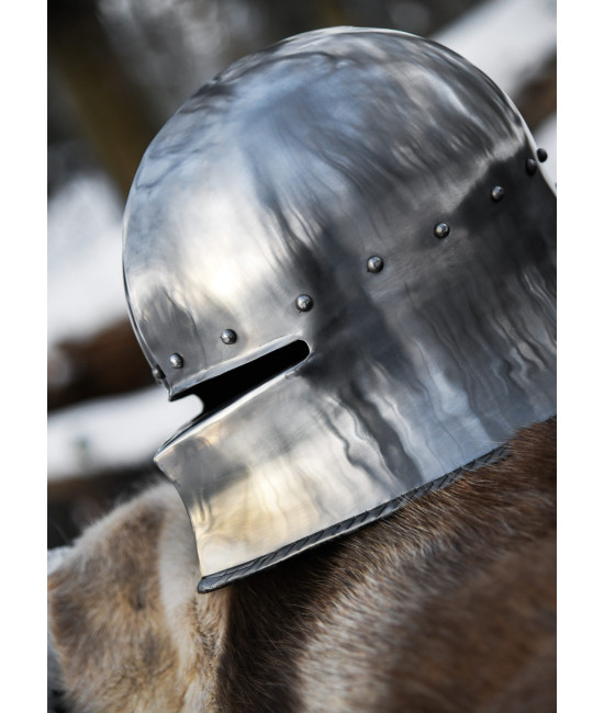 German Sallet - medieval helmet 2mm steel