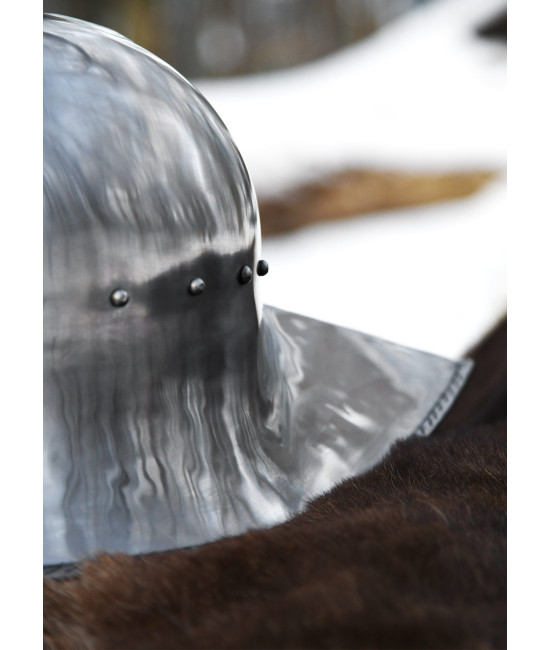 German Sallet - medieval helmet 2mm steel
