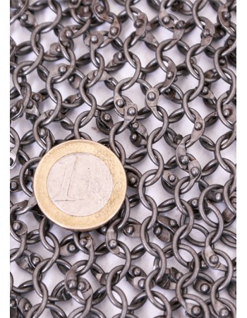 Haubergeon, ID 8mm, round ring riveted