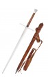 Medieval Two-Handed Sword with Scabbard, SK-B