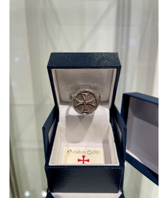 Templar Cross Ring, Silver 925