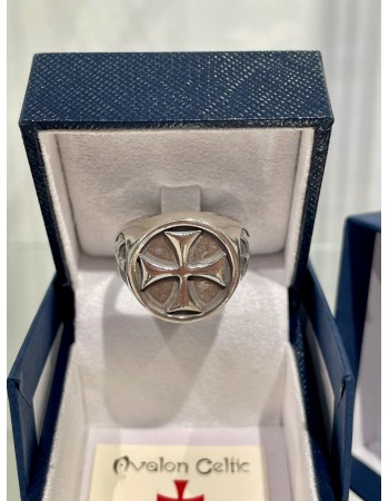 Templar Cross Ring, Silver 925