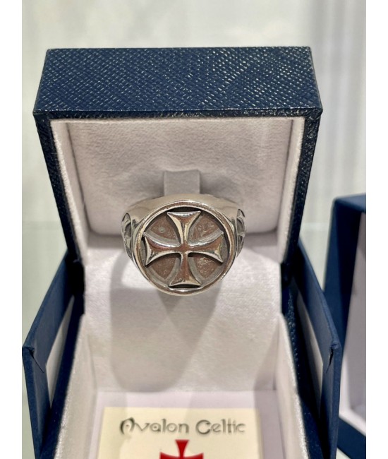 Templar Cross Ring, Silver 925