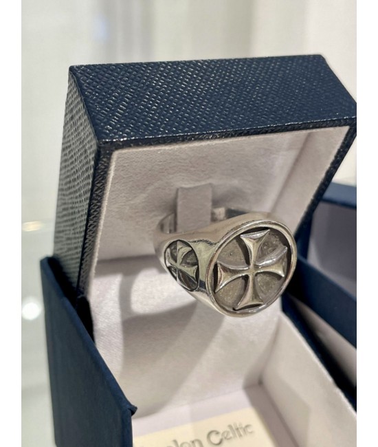 Templar Cross Ring, Silver 925
