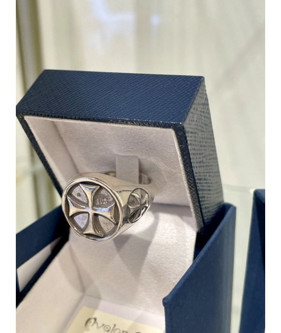Templar Cross Ring, Silver 925