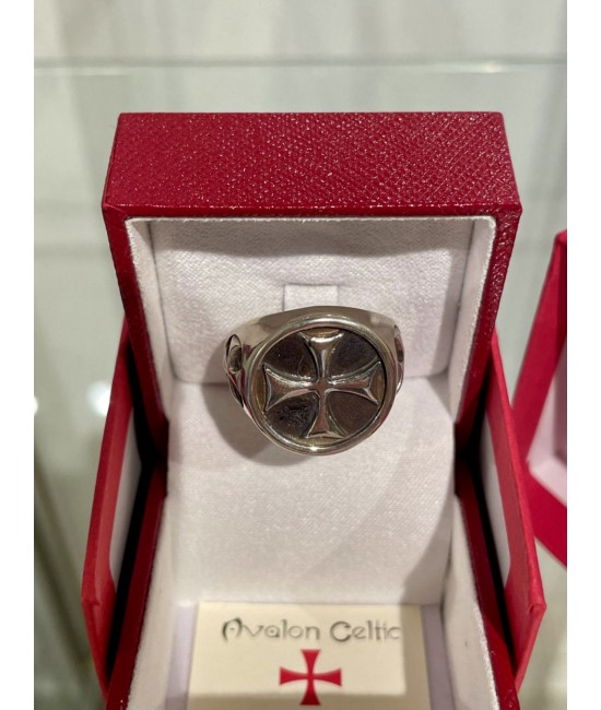 Templar Cross Ring, Silver 925