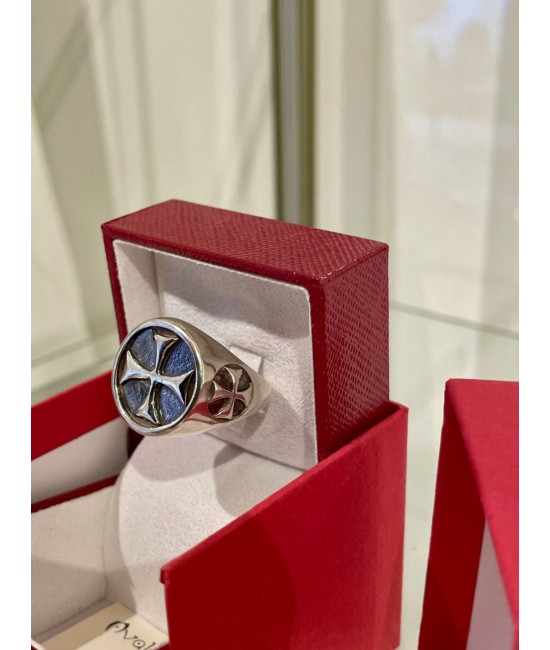Templar Cross Ring, Silver 925