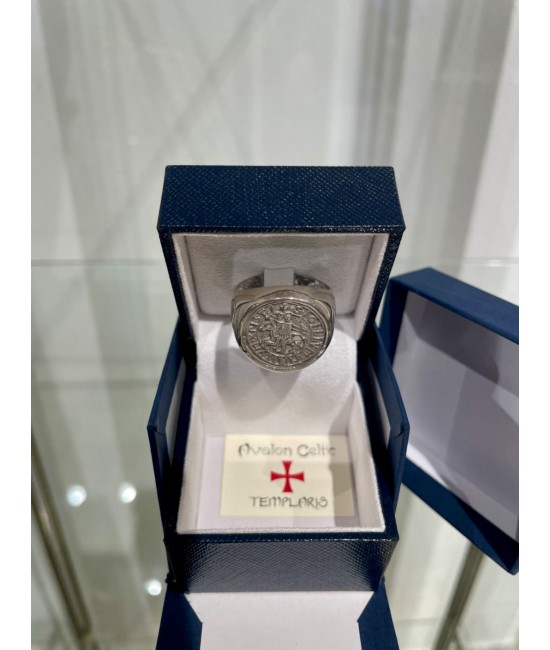 Templar Signet Ring, Silver 925