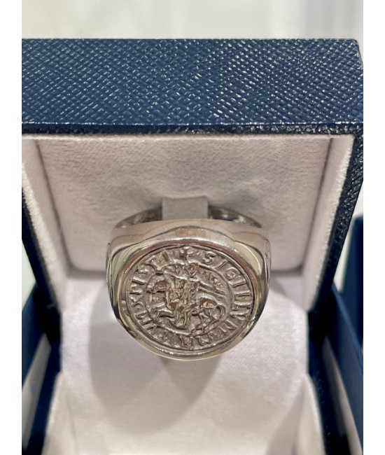 Templar Signet Ring, Silver 925