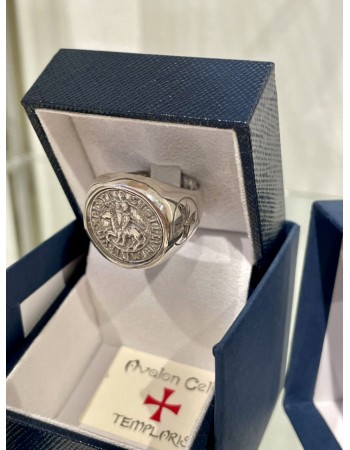 Templar Signet Ring, Silver 925