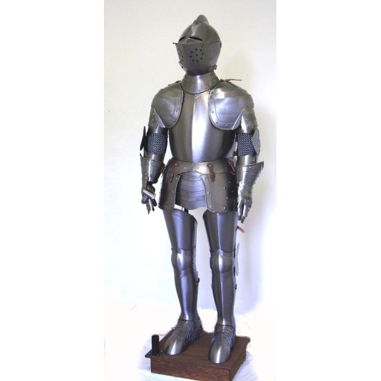 Gladiator suit, Middle Ages Knight Plate armour Components of