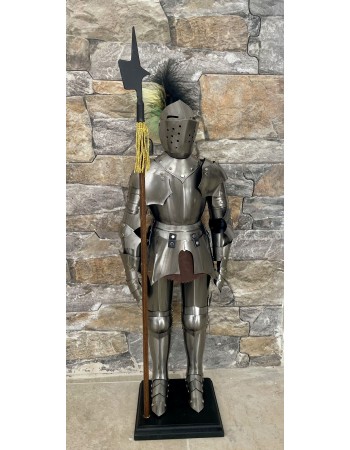 Desk suit-of-armour (light finish) -  Miniature Armor 