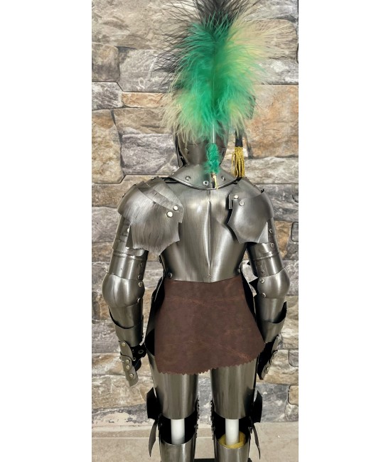Desk suit-of-armour (light finish) -  Miniature Armor 