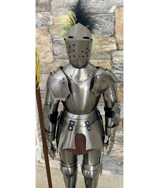 Desk suit-of-armour (light finish) -  Miniature Armor 