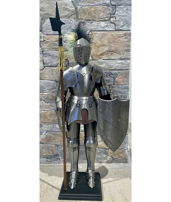 Desk suit-of-armour (light finish) -  Miniature Armor 