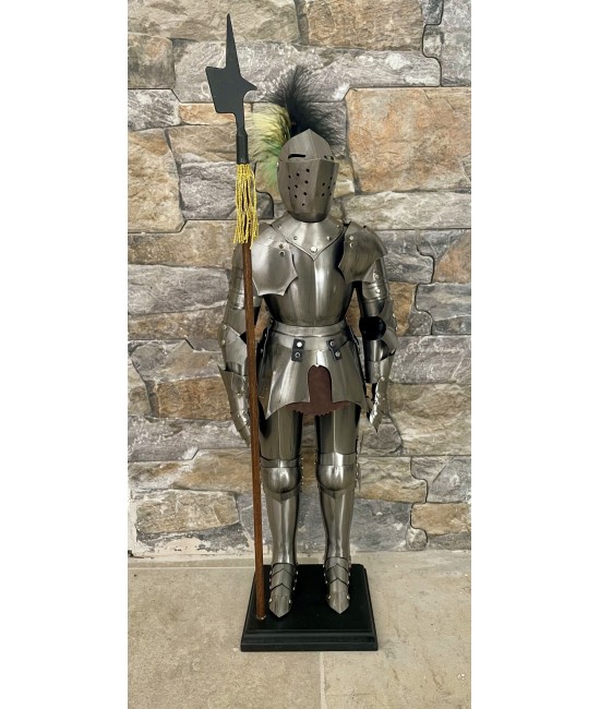 Desk suit-of-armour (light finish) -  Miniature Armor 