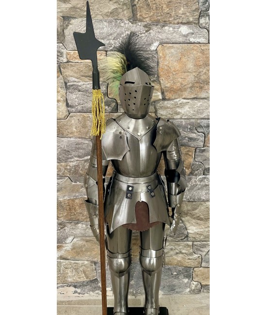 Desk suit-of-armour (light finish) -  Miniature Armor 