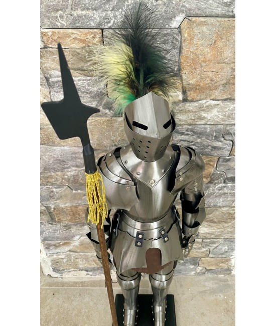 Desk suit-of-armour (light finish) -  Miniature Armor 
