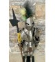 Desk suit-of-armour (light finish) -  Miniature Armor 