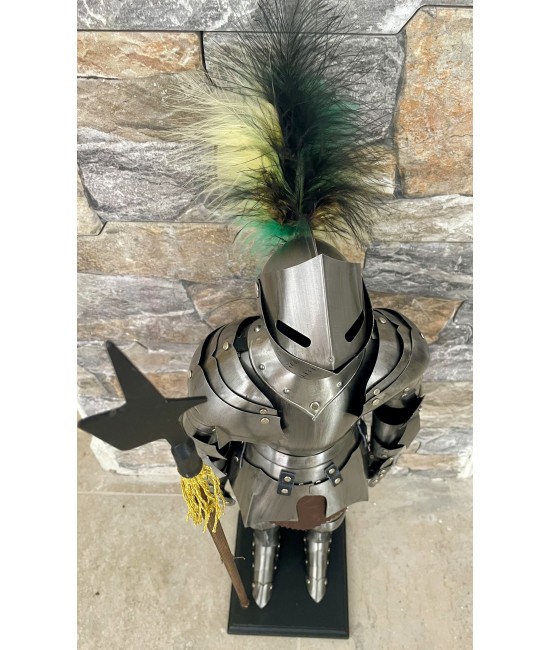 Desk suit-of-armour (light finish) -  Miniature Armor 