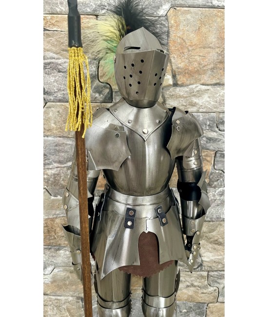 Desk suit-of-armour (light finish) -  Miniature Armor 