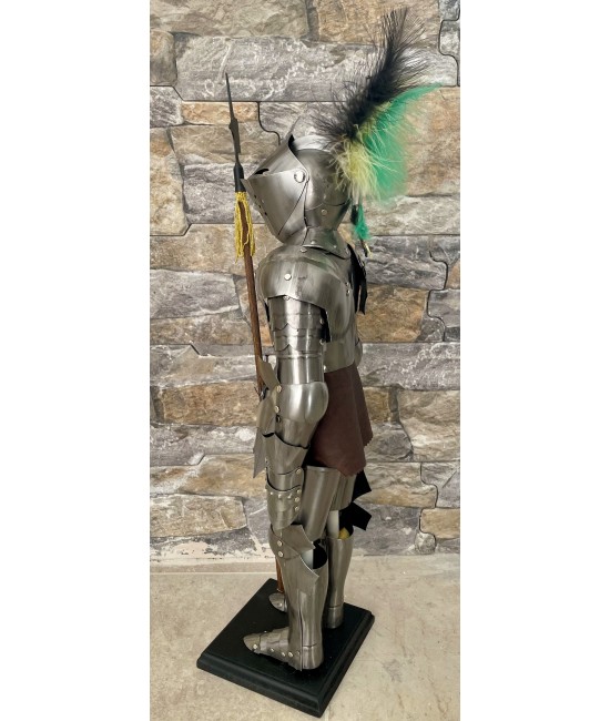 Desk suit-of-armour (light finish) -  Miniature Armor 