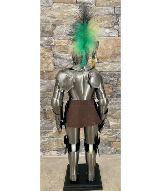 Desk suit-of-armour (light finish) -  Miniature Armor 