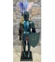 Desk suit-of-armour (dark finish) - Miniature Armor 