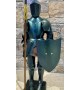 Desk suit-of-armour (dark finish) - Miniature Armor 