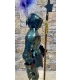 Desk suit-of-armour (dark finish) - Miniature Armor 