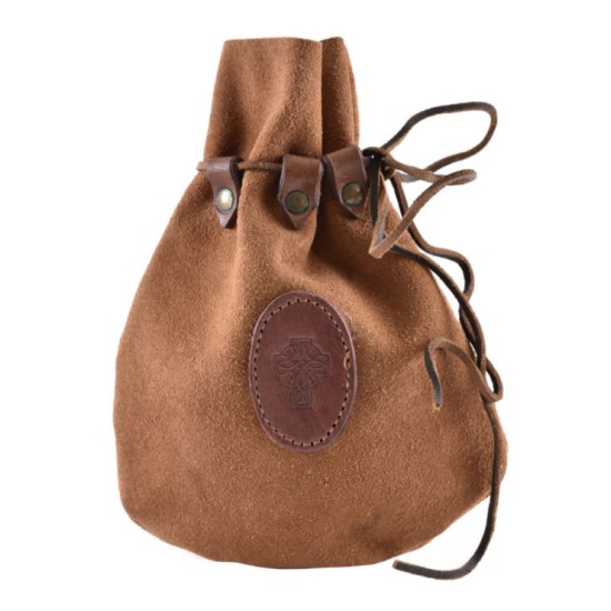 Medieval leather pouch