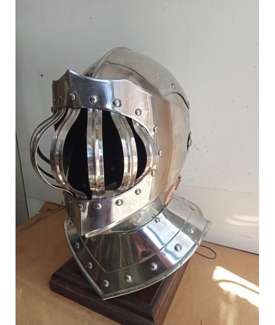 Medieval Horse Rider's Helmet, Parade helmet