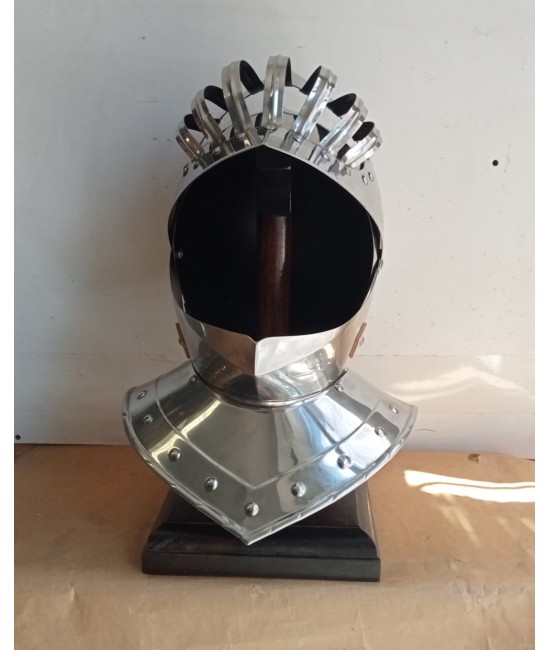 Medieval Horse Rider's Helmet, Parade helmet