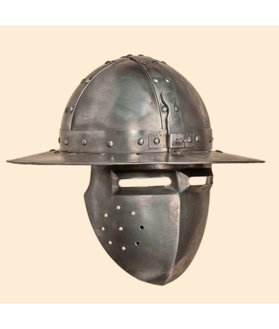 Medieval kettle hat