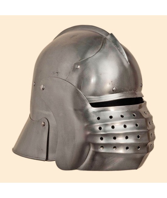 Bellows sallet helmet