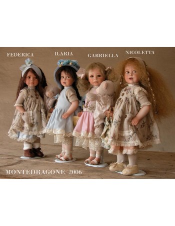 Dolls Ilaria, Federica, Gabriella and Nicoletta