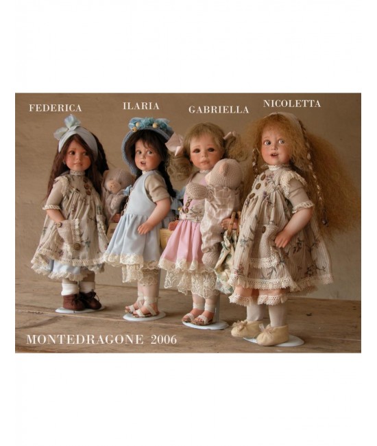 Dolls Ilaria, Federica, Gabriella and Nicoletta