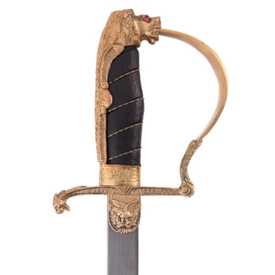 German lion's head saber